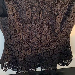 Zara top with lace in the front!